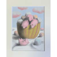 松本圭以子「どうしたどうした」原画作品