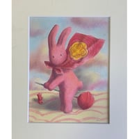 松本圭以子「飛べるかな」原画作品