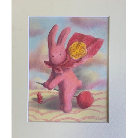 松本圭以子「飛べるかな」原画作品