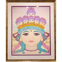竹井千佳「救済(菩薩面)」/ 原画　chika takei