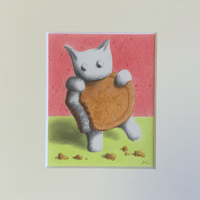 松本圭以子「あっ！」原画作品