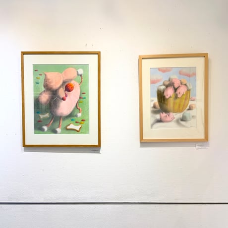松本圭以子「どうしたどうした」原画作品