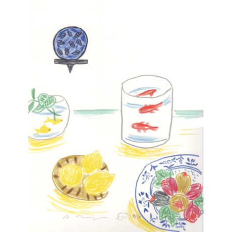 安西水丸＜版画紹介のページ＞