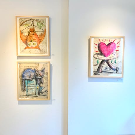 松本圭以子「眺めのいい場所」原画作品
