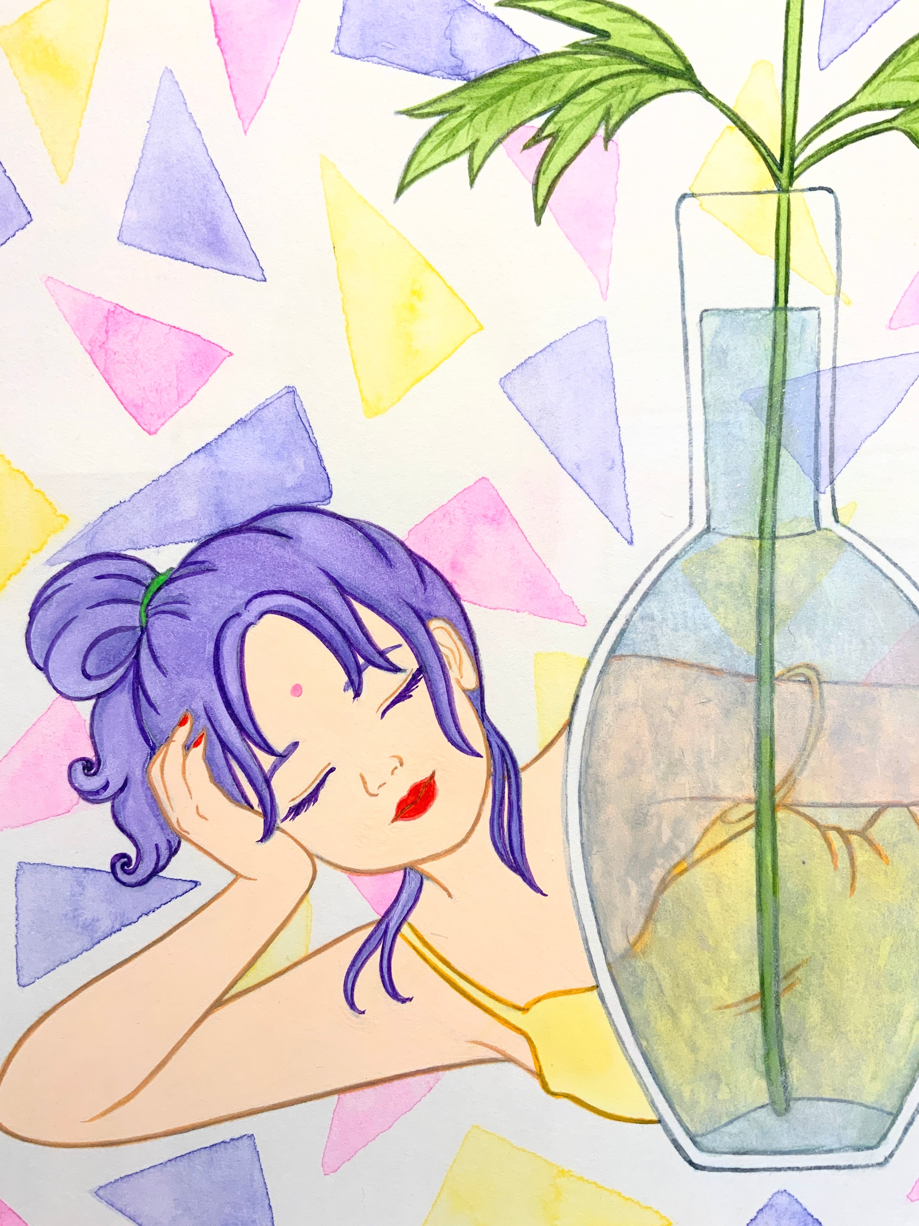 竹井千佳「涅槃寂静」/ 原画 chika takei | SPACE YUI online shop