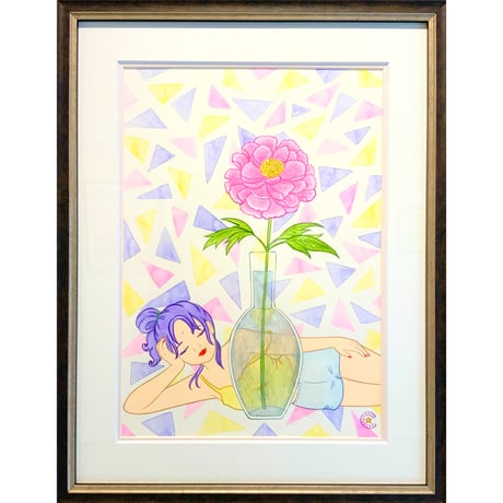 竹井千佳「涅槃寂静」/ 原画　chika takei