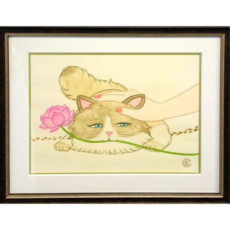 竹井千佳「極楽」/ 原画　chika takei