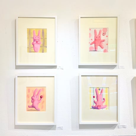 松本圭以子「リフティング」原画作品