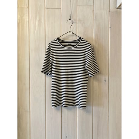 スワイ- マイフライス / コットンリブボーダー Tシャツ