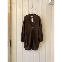 UVリネンニット ミドル丈 カーディガン