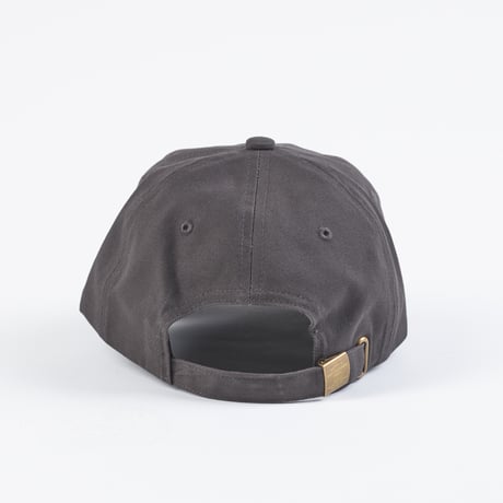 GLITCH LOGO Woven Label Cap【Faded Black】