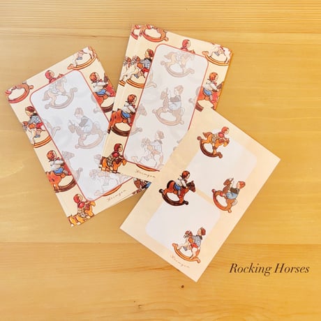 Set of 30 sheets "Rocking Horses" M6 リフィル （穴なし）