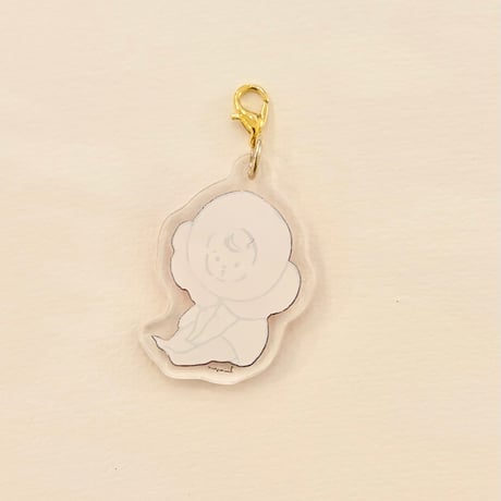 アクリルミニチャーム "Rose Baby"  Acrylic small charm
