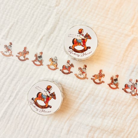 Washi tape  "Rocking Horses"（マスキングテープ "Rocking Horses"）