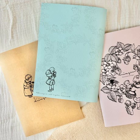 Notebook (A6 size) light blue (水色のノートブック)