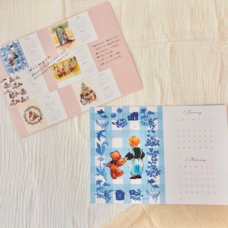 A5 CALENDAR 2027   2027年カレンダーA5ポスター6枚セット