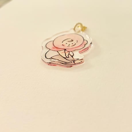 アクリルミニチャーム "Rose Baby"  Acrylic small charm