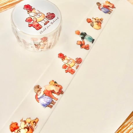 Washi tape  "View from Behind"　後ろ姿のマスキングテープ