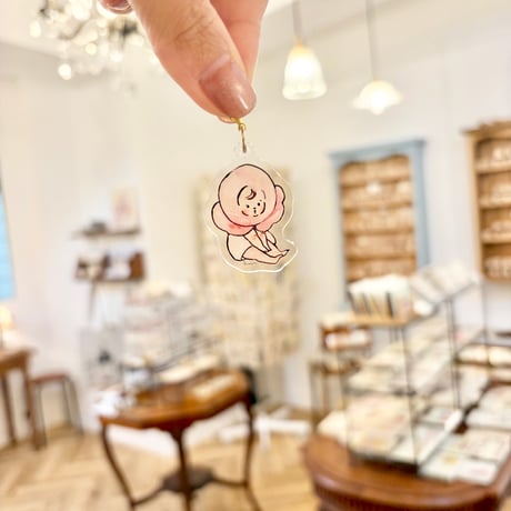 アクリルミニチャーム "Rose Baby"  Acrylic small charm