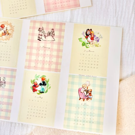 STICKER CALENDAR 2027   2027年シールカレンダー