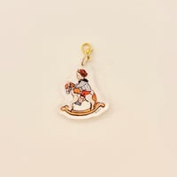 アクリルミニチャーム "Rocking Horse (princess)"  Acrylic small charm
