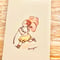 26K-24 \"energetic child\" postcard（「ポピーを持った元気な子」ポストカード）