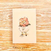 26K-22 "Poppy Child" postcard（「ポピーの子」ポストカード）