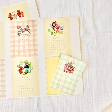 STICKER CALENDAR 2027   2027年シールカレンダー