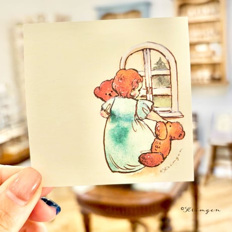 "Window (square) memo sheets"  Set of 40 sheets, 窓のメモシート（正方形）