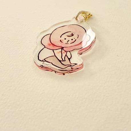 アクリルミニチャーム "Rose Baby"  Acrylic small charm