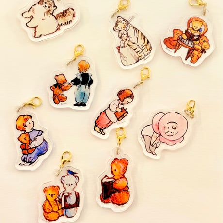 アクリルミニチャーム "Rose Baby"  Acrylic small charm