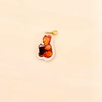 アクリルミニチャーム "Bear Reading Book"  Acrylic small charm