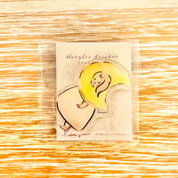 アクリルシール「月の子」  Acrylic Sticker "Moon Child"