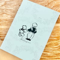 Notebook (A6 size) light blue (水色のノートブック)