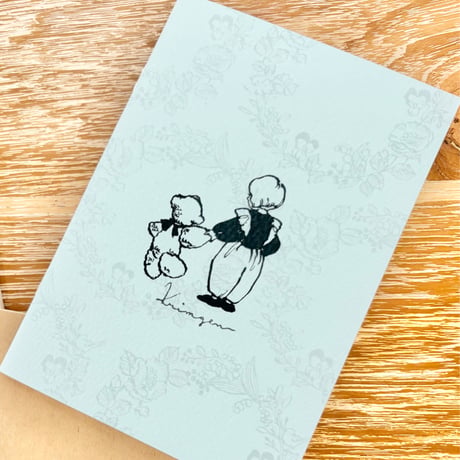 Notebook (A6 size) light blue (水色のノートブック)