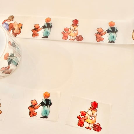 Washi tape  "View from Behind"　後ろ姿のマスキングテープ