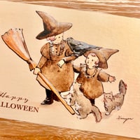 26K-32 "Witches" postcard（魔女たちのポストカード）
