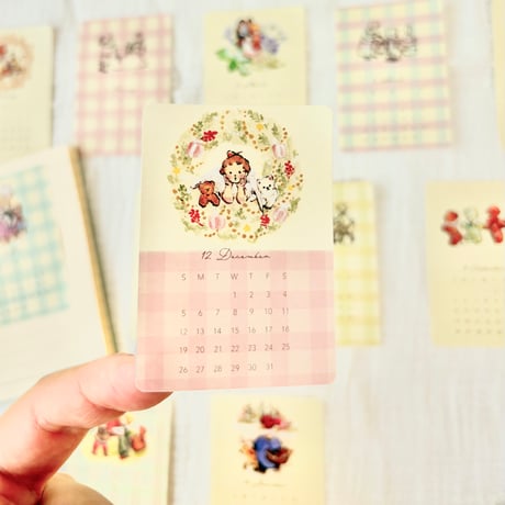 STICKER CALENDAR 2027   2027年シールカレンダー