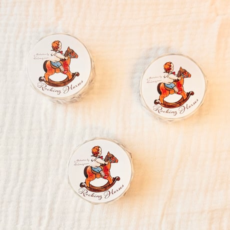 Washi tape  "Rocking Horses"（マスキングテープ "Rocking Horses"）