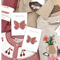 🧱New!《Lサイズ》 butterfly clip  "TERRACOTTA" 単品