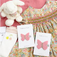 🌷《Sサイズ》butterfly clip バタフライクリップ Sサイズ Neon Coral P 単品