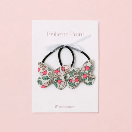 🍒【数量限定】リバティ150th ヘアゴムset