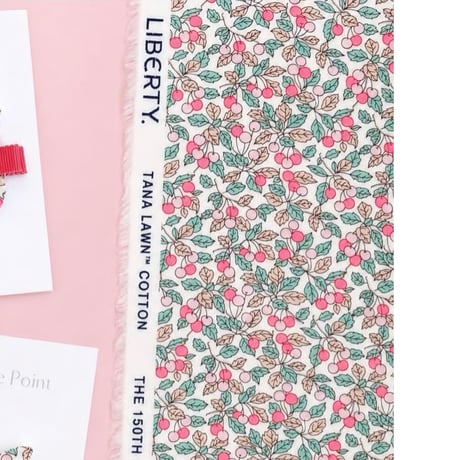 🍒【数量限定】リバティ150th ヘアゴムset