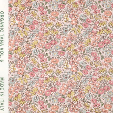 New!《Lサイズ》 butterfly clip  リバティ "Cone Flower Meadow" Pink 単品
