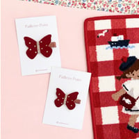 ♥️復刻《Mサイズ》 butterfly clip "Raspberry" 単品