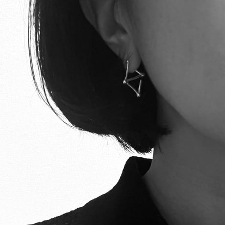 🟥 ɘr. 『 Synapse 』pierce (silver)