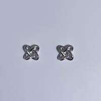 🟥 ɘr. 『 The Knot 』pierce (silver)
