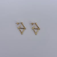 🟥 ɘr. 『 Synapse 』pierce (gold)