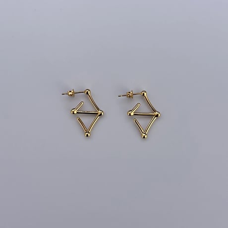 🟥 ɘr. 『 Synapse 』pierce (gold)