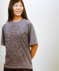 Meditation Tee (Gray Purple)